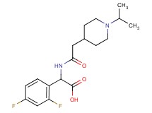 (2,4-difluorophenyl){[(1-isopropyl-4-piperidinyl)acetyl]amino}acetic acid