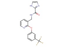 N-({2-[3-(trifluoromethyl)phenoxy]pyridin-3-yl}methyl)-1H-imidazole-2-carboxamide