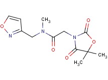 2-(5,5-dimethyl-2,4-dioxo-1,3-oxazolidin-3-yl)-N-(isoxazol-3-ylmethyl)-N-methylacetamide