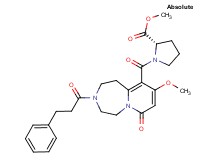 methyl 1-{[9-methoxy-7-oxo-3-(3-phenylpropanoyl)-1,2,3,4,5,7-hexahydropyrido[1,2-d][1,4]diazepin-10-yl]carbonyl}-L-prolinate
