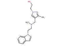 2-(4-{[[2-(1H-indol-1-yl)ethyl](methyl)amino]methyl}-3-methyl-1H-pyrazol-1-yl)ethanol
