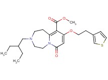 methyl 3-(2-ethylbutyl)-7-oxo-9-[2-(3-thienyl)ethoxy]-1,2,3,4,5,7-hexahydropyrido[1,2-d][1,4]diazepine-10-carboxylate