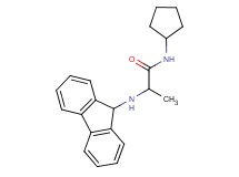 N-cyclopentyl-2-(9H-fluoren-9-ylamino)propanamide