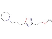 1-{3-[3-(2-methoxyethyl)-1,2,4-oxadiazol-5-yl]propyl}piperidine