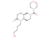 (4aS*,8aR*)-1-(4-hydroxybutyl)-6-(morpholin-4-ylcarbonyl)octahydro-1,6-naphthyridin-2(1H)-one