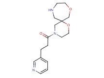 4-(3-pyridin-3-ylpropanoyl)-1,8-dioxa-4,11-diazaspiro[5.6]dodecane