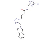 N-[(5-amino-1H-1,2,4-triazol-3-yl)methyl]-4-[5-(3,4-dihydroisoquinolin-2(1H)-ylmethyl)-1H-tetrazol-1-yl]butanamide