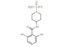 2,6-dihydroxy-N-[1-(methylsulfonyl)piperidin-4-yl]benzamide
