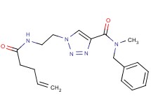N-benzyl-N-methyl-1-[2-(4-pentenoylamino)ethyl]-1H-1,2,3-triazole-4-carboxamide