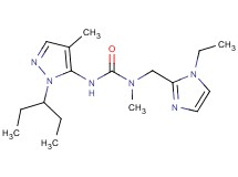 N-[(1-ethyl-1H-imidazol-2-yl)methyl]-N'-[1-(1-ethylpropyl)-4-methyl-1H-pyrazol-5-yl]-N-methylurea