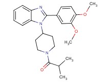 2-(3,4-dimethoxyphenyl)-1-(1-isobutyryl-4-piperidinyl)-1H-benzimidazole