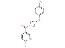 5-{[3-(4-methylphenoxy)azetidin-1-yl]carbonyl}pyridin-2(1H)-one