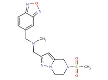 (2,1,3-benzoxadiazol-5-ylmethyl)methyl{[5-(methylsulfonyl)-4,5,6,7-tetrahydropyrazolo[1,5-a]pyrazin-2-yl]methyl}amine