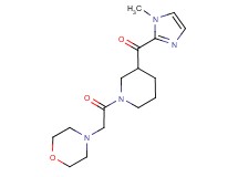 (1-methyl-1H-imidazol-2-yl)[1-(4-morpholinylacetyl)-3-piperidinyl]methanone