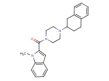 1-methyl-2-{[4-(1,2,3,4-tetrahydro-2-naphthalenyl)-1-piperazinyl]carbonyl}-1H-indole
