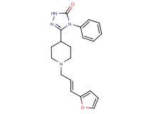 5-{1-[(2E)-3-(2-furyl)prop-2-en-1-yl]piperidin-4-yl}-4-phenyl-2,4-dihydro-3H-1,2,4-triazol-3-one