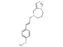 8-[(2E)-3-(4-methoxyphenyl)prop-2-en-1-yl]-6,7,8,9-tetrahydro-5H-imidazo[1,5-a][1,4]diazepine