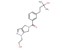 4-(3-{[1-(2-hydroxyethyl)-4,6-dihydropyrrolo[3,4-c]pyrazol-5(1H)-yl]carbonyl}phenyl)-2-methyl-2-butanol