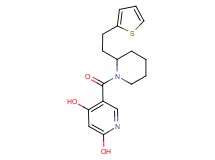 5-({2-[2-(2-thienyl)ethyl]-1-piperidinyl}carbonyl)-2,4-pyridinediol