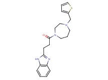 2-{3-oxo-3-[4-(2-thienylmethyl)-1,4-diazepan-1-yl]propyl}-1H-benzimidazole