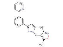2-(3-{1-[(3,5-dimethyl-4-isoxazolyl)methyl]-1H-pyrazol-3-yl}phenyl)pyridine