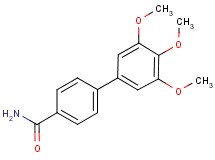 3',4',5'-trimethoxybiphenyl-4-carboxamide