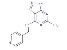 N~4~-(4-pyridinylmethyl)-1H-pyrazolo[3,4-d]pyrimidine-4,6-diamine