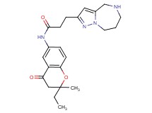 N-(2-ethyl-2-methyl-4-oxo-3,4-dihydro-2H-chromen-6-yl)-3-(5,6,7,8-tetrahydro-4H-pyrazolo[1,5-a][1,4]diazepin-2-yl)propanamide hydrochloride