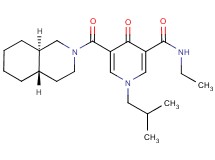 N-ethyl-1-isobutyl-5-[(4aS*,8aR*)-octahydro-2(1H)-isoquinolinylcarbonyl]-4-oxo-1,4-dihydro-3-pyridinecarboxamide