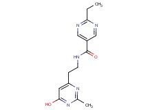 2-ethyl-N-[2-(6-hydroxy-2-methyl-4-pyrimidinyl)ethyl]-5-pyrimidinecarboxamide