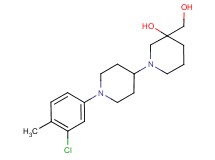 1'-(3-chloro-4-methylphenyl)-3-(hydroxymethyl)-1,4'-bipiperidin-3-ol