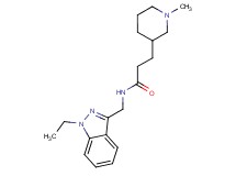 N-[(1-ethyl-1H-indazol-3-yl)methyl]-3-(1-methyl-3-piperidinyl)propanamide