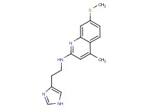N-[2-(1H-imidazol-4-yl)ethyl]-4-methyl-7-(methylthio)quinolin-2-amine