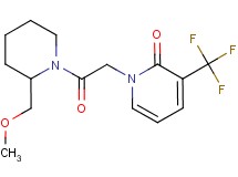 1-{2-[2-(methoxymethyl)piperidin-1-yl]-2-oxoethyl}-3-(trifluoromethyl)pyridin-2(1H)-one