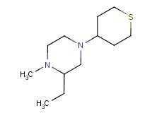 2-ethyl-1-methyl-4-(tetrahydro-2H-thiopyran-4-yl)piperazine