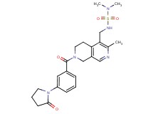 N,N-dimethyl-N'-({3-methyl-7-[3-(2-oxo-1-pyrrolidinyl)benzoyl]-5,6,7,8-tetrahydro-2,7-naphthyridin-4-yl}methyl)sulfamide