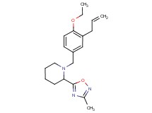 1-(3-allyl-4-ethoxybenzyl)-2-(3-methyl-1,2,4-oxadiazol-5-yl)piperidine
