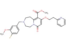 methyl 3-(4-fluoro-3-methoxybenzyl)-7-oxo-9-[2-(2-pyridinyl)ethoxy]-1,2,3,4,5,7-hexahydropyrido[1,2-d][1,4]diazepine-10-carboxylate