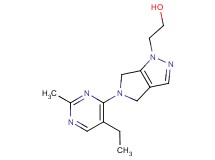 2-[5-(5-ethyl-2-methylpyrimidin-4-yl)-5,6-dihydropyrrolo[3,4-c]pyrazol-1(4H)-yl]ethanol