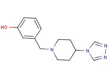3-{[4-(4H-1,2,4-triazol-4-yl)piperidin-1-yl]methyl}phenol