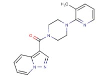 3-{[4-(3-methyl-2-pyridinyl)-1-piperazinyl]carbonyl}pyrazolo[1,5-a]pyridine