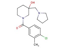 1-(4-chloro-3-methylbenzoyl)-3-(pyrrolidin-1-ylmethyl)piperidin-3-ol