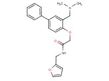 2-({3-[(dimethylamino)methyl]-4-biphenylyl}oxy)-N-(2-furylmethyl)acetamide