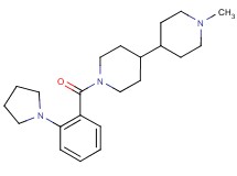 1-methyl-1'-[2-(1-pyrrolidinyl)benzoyl]-4,4'-bipiperidine