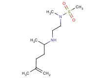 N-{2-[(1,4-dimethylpent-4-en-1-yl)amino]ethyl}-N-methylmethanesulfonamide