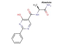 N-[(1S)-2-amino-1-methyl-2-oxoethyl]-4-hydroxy-2-phenylpyrimidine-5-carboxamide