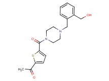 1-[5-({4-[2-(hydroxymethyl)benzyl]piperazin-1-yl}carbonyl)-2-thienyl]ethanone