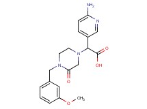 (6-aminopyridin-3-yl)[4-(3-methoxybenzyl)-3-oxopiperazin-1-yl]acetic acid