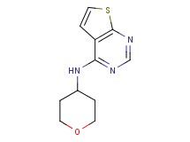 N-(tetrahydro-2H-pyran-4-yl)thieno[2,3-d]pyrimidin-4-amine