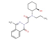 N-[(1R*,2R*)-2-hydroxycyclohexyl]-2-(4-methyl-1-oxophthalazin-2(1H)-yl)-N-propylacetamide